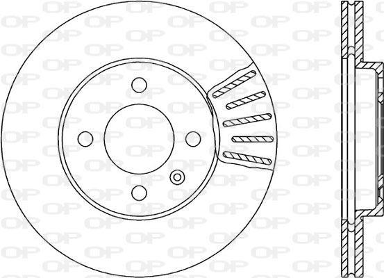 OPEN PARTS Тормозной диск BDA1579.20